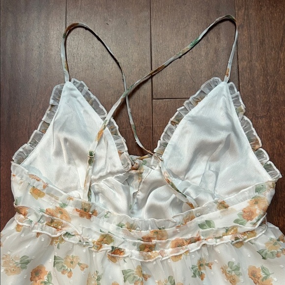 Majorelle Revolve Penny Dress in Misty Yellow, Ruffle Mini Dress, Size XXS - Picture 11 of 14